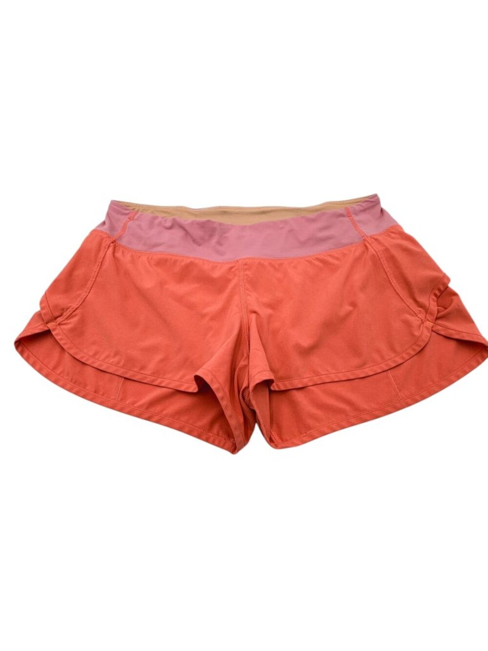 Lululemon Speed Up Low Rise Coral Shorts